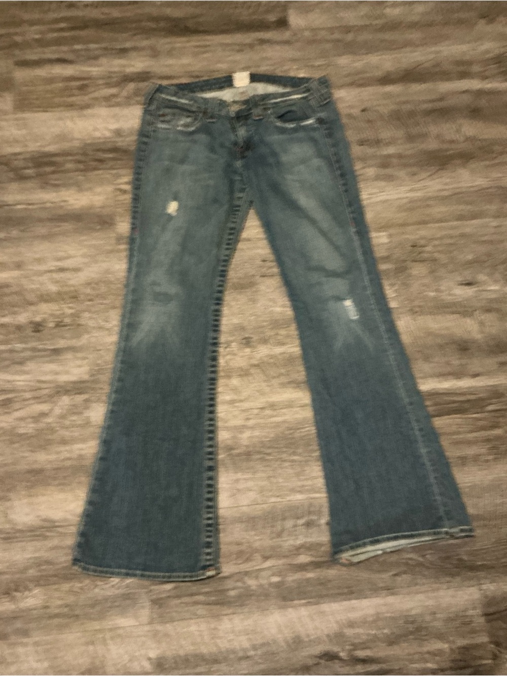 True Religion Women's Flare Jeans in Blue Wash